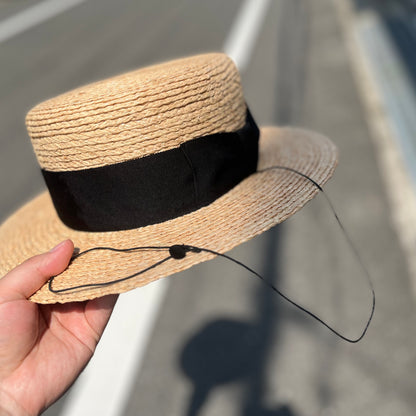 ASEEDONCLOUD/kafusho straw hat 261003