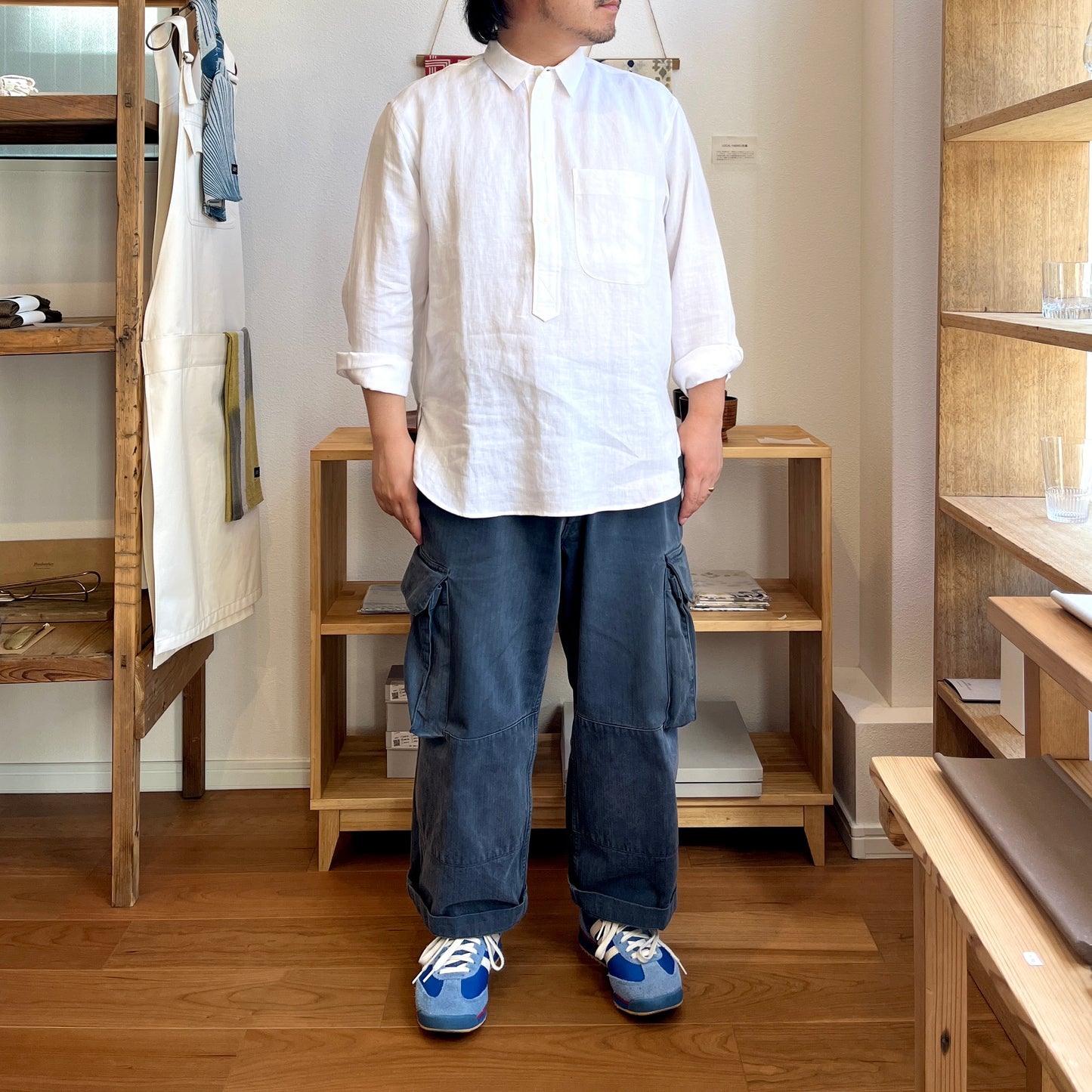 ASEEDONCLOUD Handwerker プルオーバーシャツ｜231608
