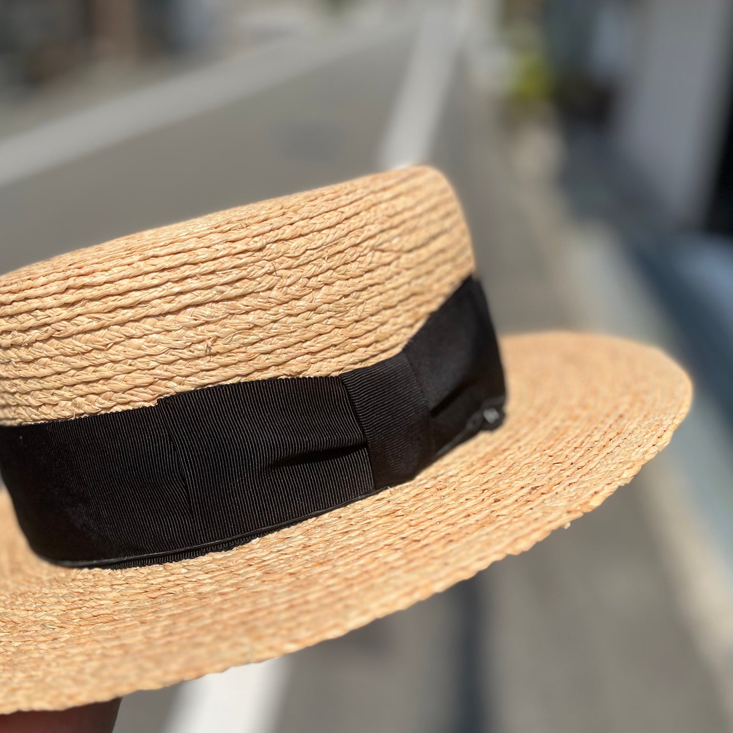 ASEEDONCLOUD/kafusho straw hat 261003