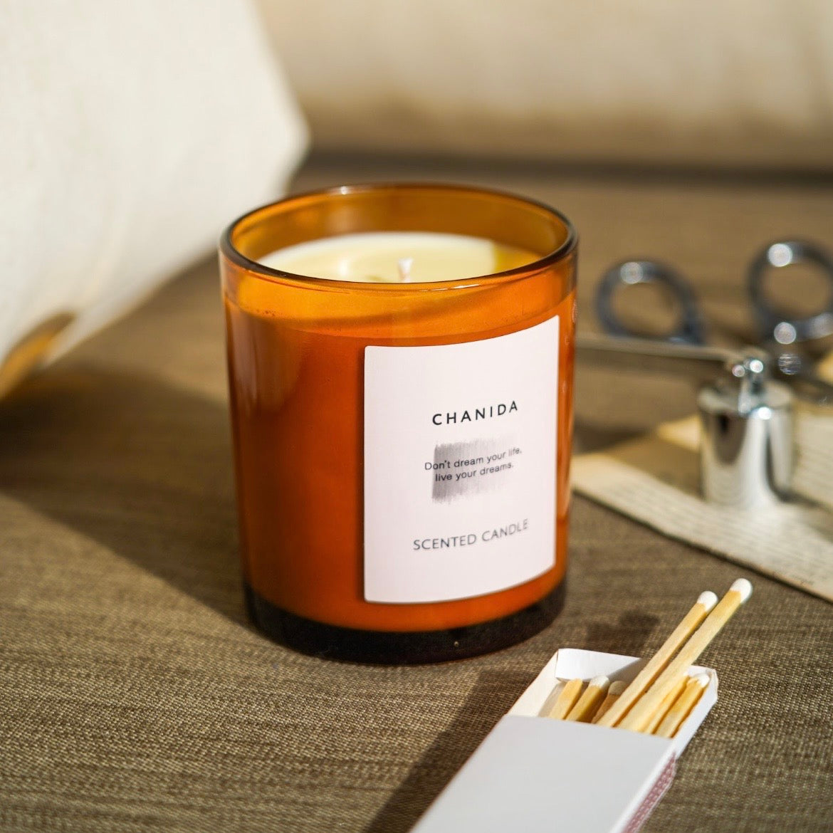 CHANIDA/Scented Candle ヒノキローズ