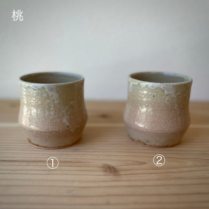 【日月窯】果樹灰釉 タンブラー｜桃・葡萄・李桃 山梨県韮崎市 日本製