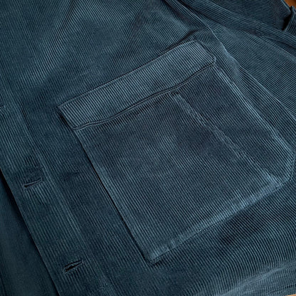 ASEEDONCLOUD Handwerker HW overcoat コーデュロイ素材のダークグリーン色オーバーコート品番262106