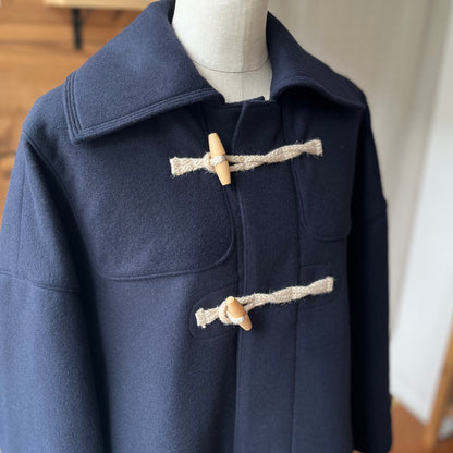 【ASEEDONCLÖUD】Memories coat（品番: 262103 / ネイビー）Mother's melton マザーズコートのサムネイル画像