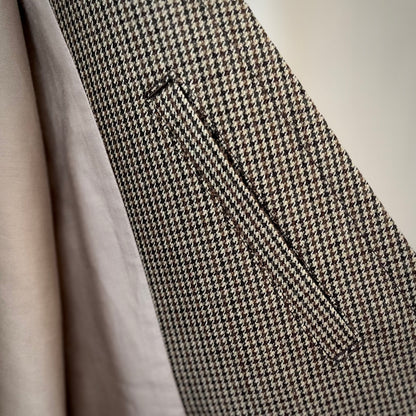 【ASEEDONCLÖUD】Railway uniform coat（品番: 262101 / グレイッシュベージュ）左側内ポケットのディテール